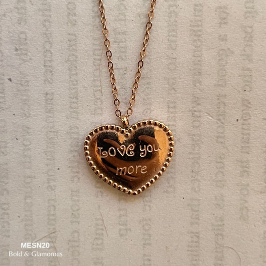 Necklace | MESN20 | Love You More