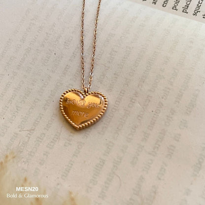 Necklace | MESN20 | Love You More