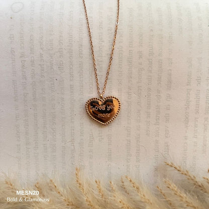 Necklace | MESN20 | Love You More