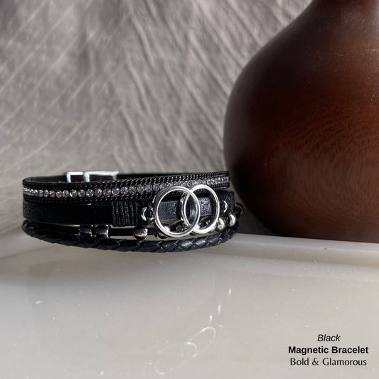Magnetic Bracelet | MB01 | Black
