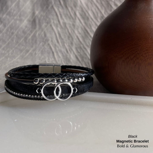 Magnetic Bracelet | MB01 | Black