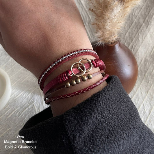 Magnetic Bracelet | MB01 | Red