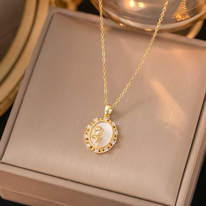 Necklace | SN162 | Mirror Flower