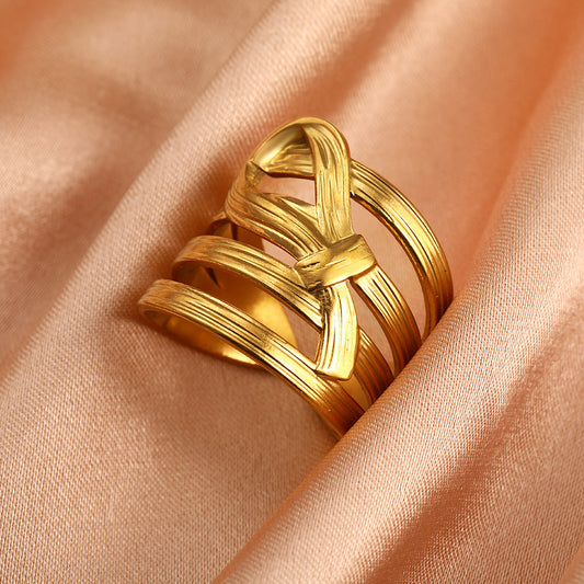 Statement Ring | SR220 | Gold