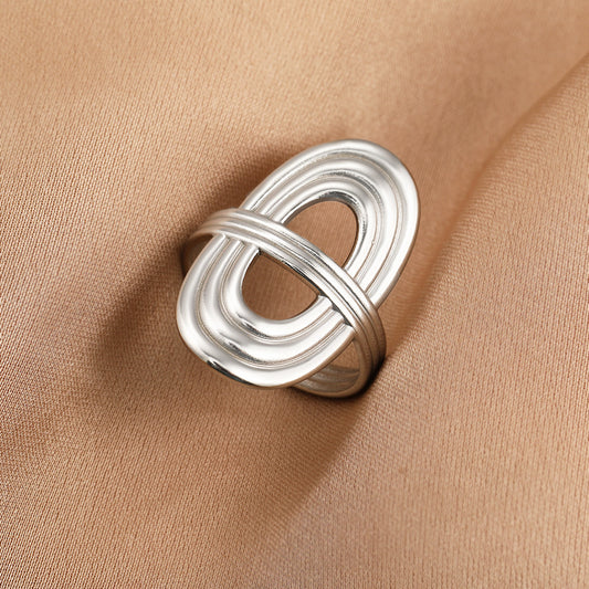 Statement Ring | SR227 | Silver