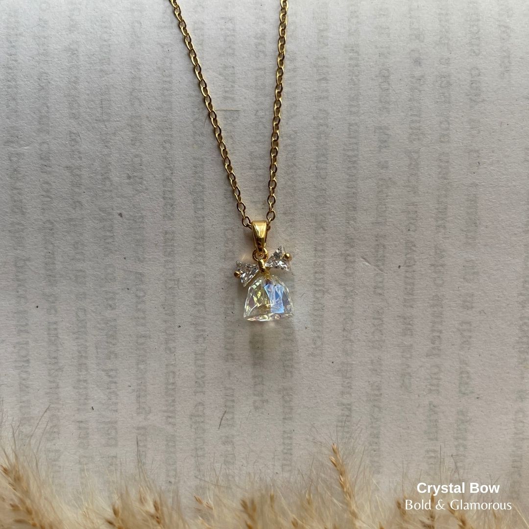 Necklace | SN102 | Crystal Bow