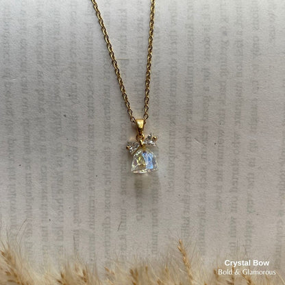 Necklace | SN102 | Crystal Bow