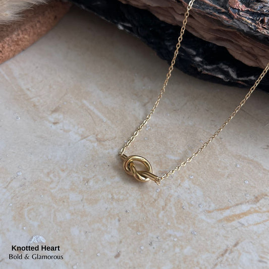 Necklace | SN155 | Knotted Heart