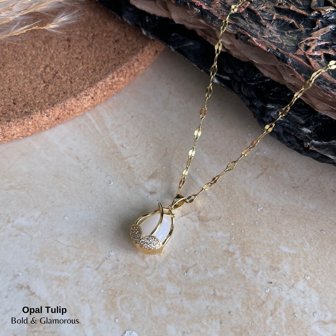 Necklace | SN157 | Opal Tulip