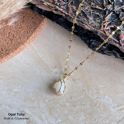 Necklace | SN157 | Opal Tulip
