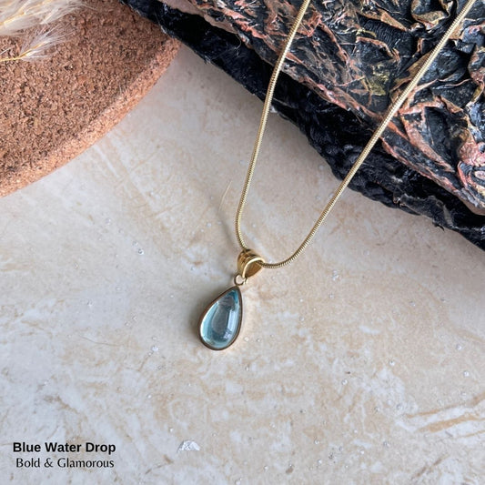 Necklace | SN158 | Blue Water Drop