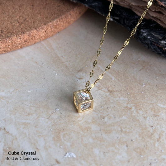 Necklace | SN159 | Cube Crystal