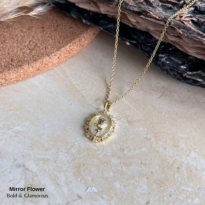 Necklace | SN162 | Mirror Flower