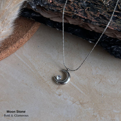 Necklace | SN179 | Moon Stone | Silver