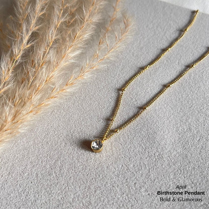 Necklace | SN95 | Birthstone | April