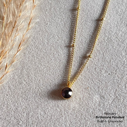Necklace | SN95 | Birthstone | February