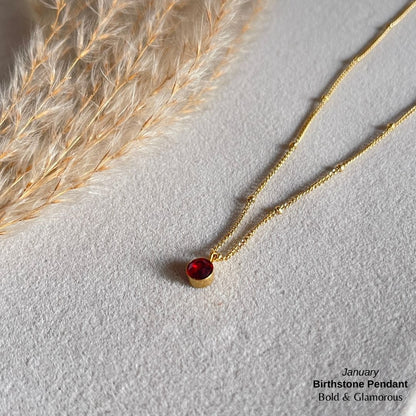 Necklace | SN95 | Birthstone | January