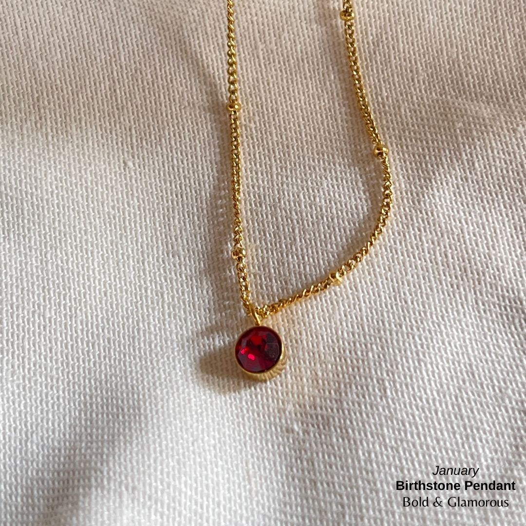 Necklace | SN95 | Birthstone | January