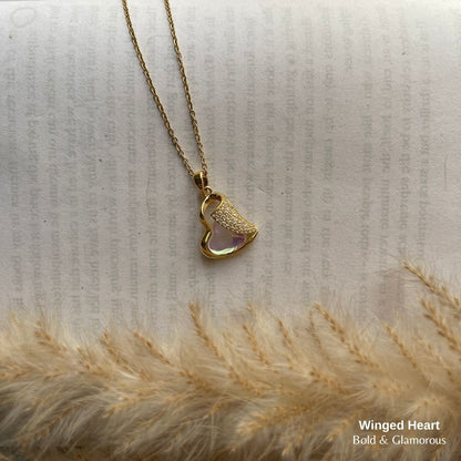 Necklace | SN099 | Winged Heart