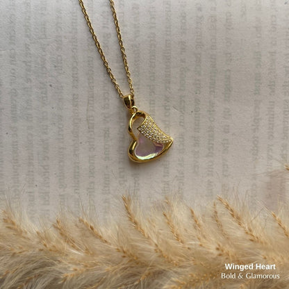 Necklace | SN099 | Winged Heart