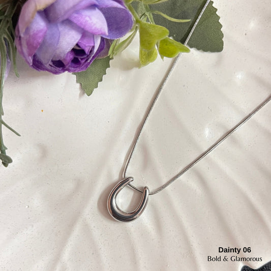 Necklace | SN053 | Dainty 06 Silver