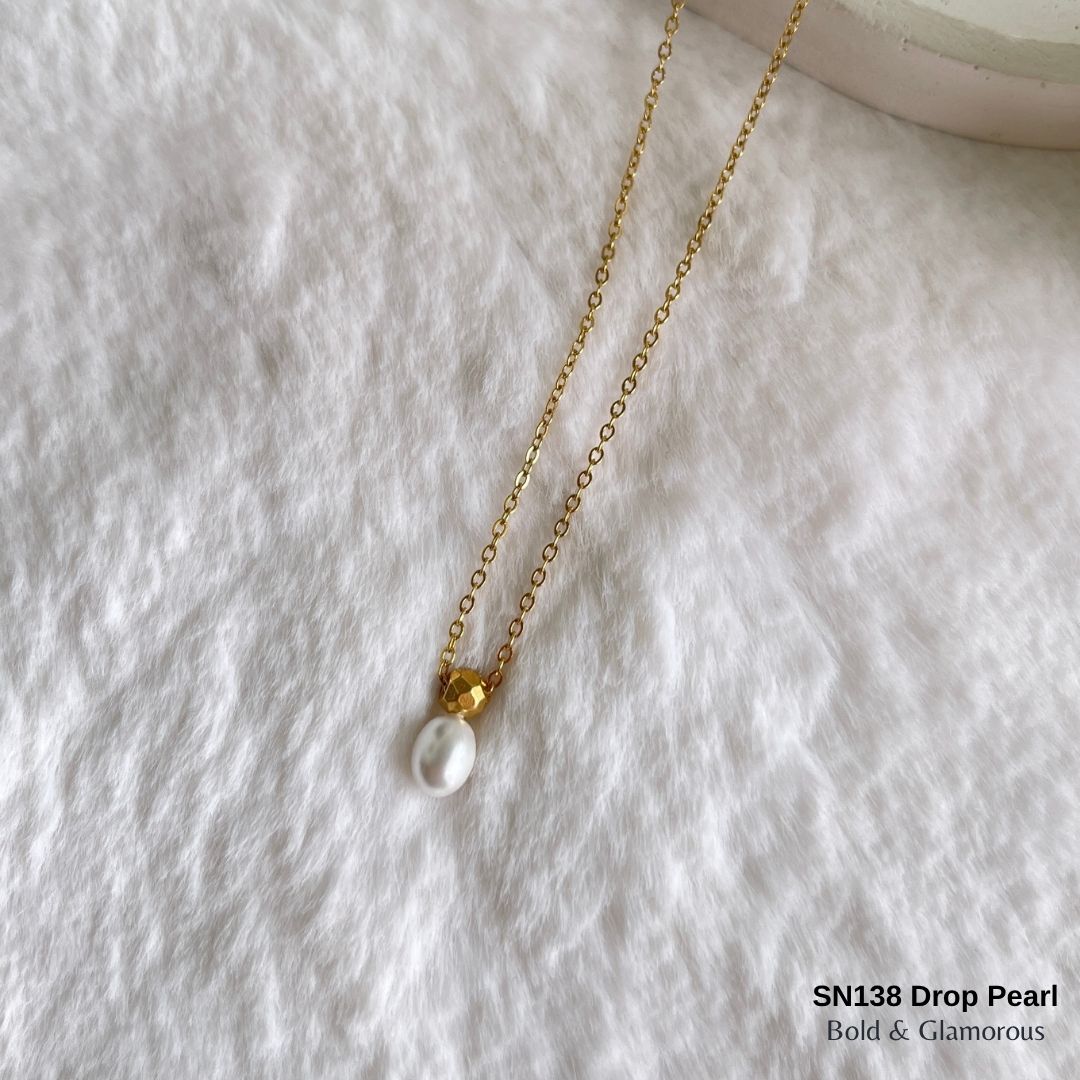 Necklace | SN138 | Drop Pearl
