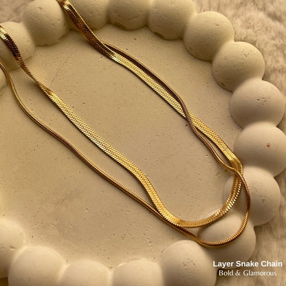 Necklace | SN166 | Layer Snake Chain