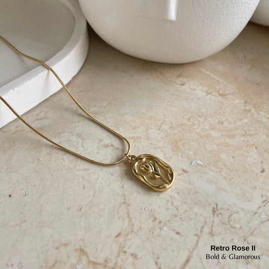 Necklace | SN186 | Retro Rose II