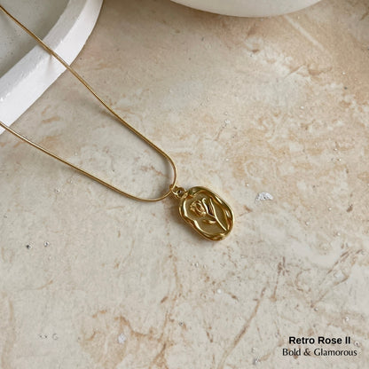 Necklace | SN186 | Retro Rose II