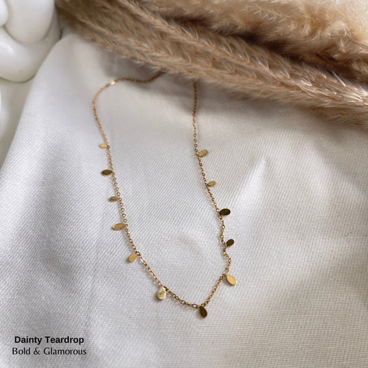 Necklace | SN188 | Dainty Teardrop