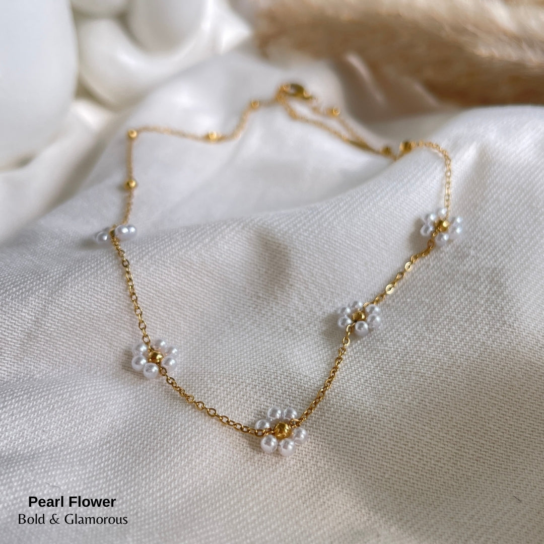Necklace | SN191 | Pearl Flower