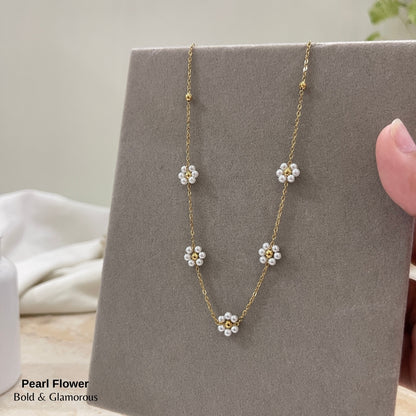 Necklace | SN191 | Pearl Flower
