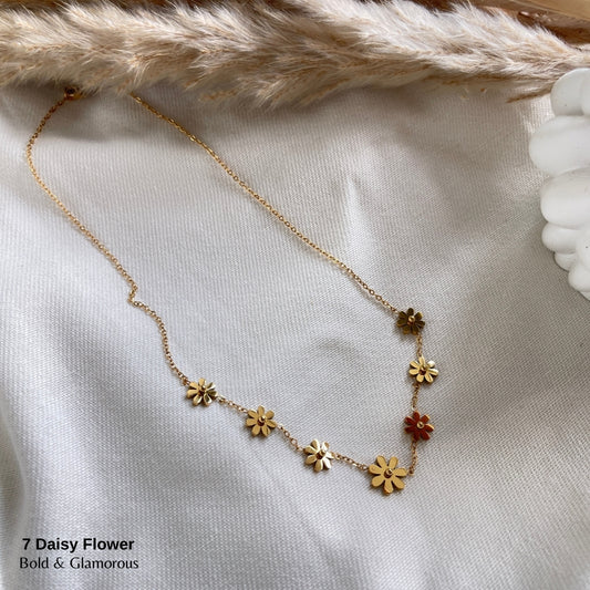 Necklace | SN194 | 7 Daisy Flower