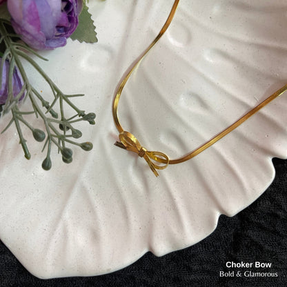 Necklace | SN299 | Choker Bow