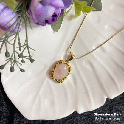 Necklace | SN327 | Bloomstone Pink
