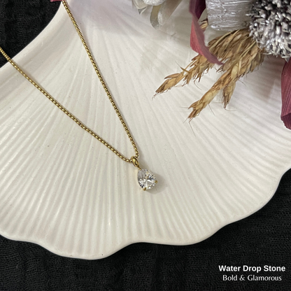 Necklace | SN346 | Water Drop Stone
