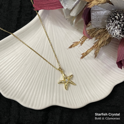 Necklace | SN352 | Starfish Crystal