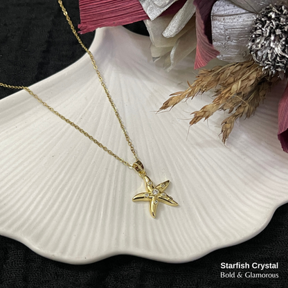Necklace | SN352 | Starfish Crystal