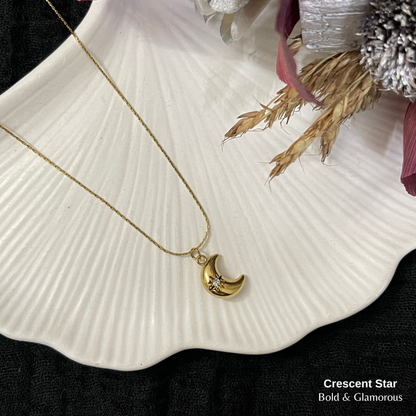 Necklace | SN358 | Crescent Star