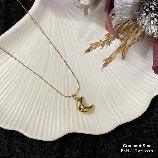 Necklace | SN358 | Crescent Star