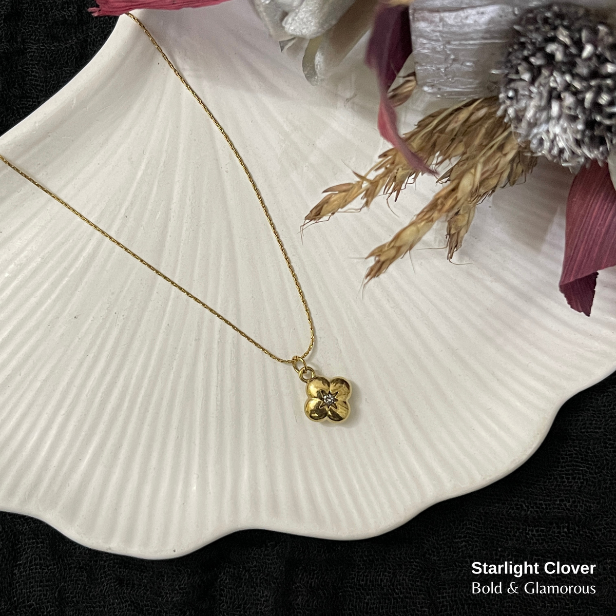 Necklace | SN359 | Starlight Clover