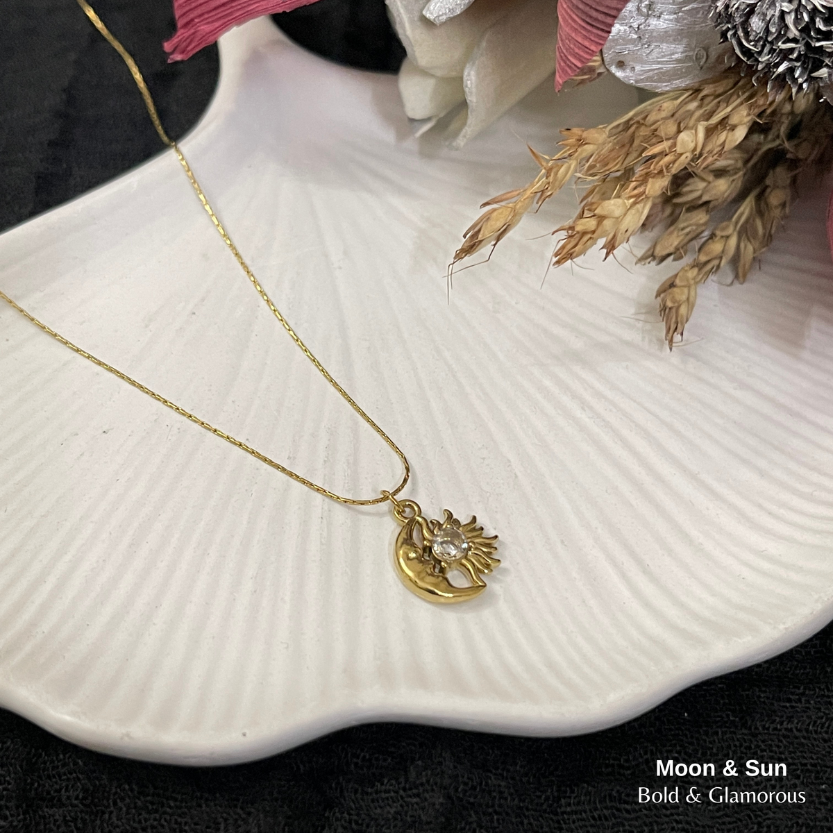 Necklace | SN360 | Moon & Sun
