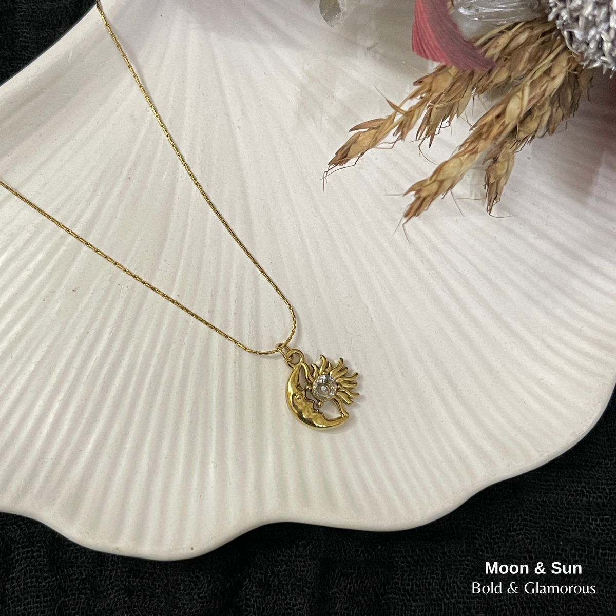 Necklace | SN360 | Moon & Sun