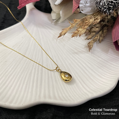 Necklace | SN365 | Celestial Teardrop
