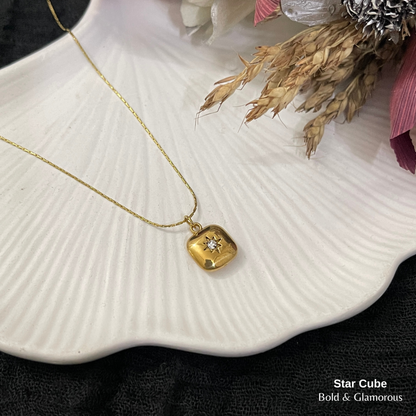 Necklace | SN366 | Star Cube