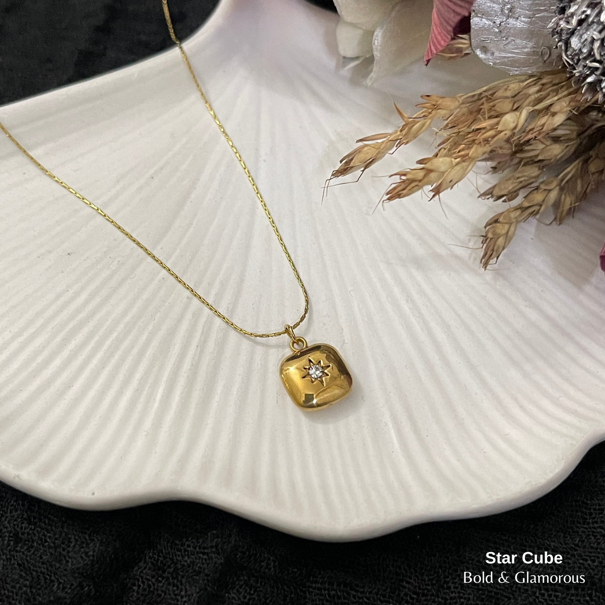 Necklace | SN366 | Star Cube