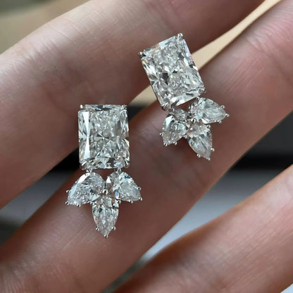 Zircon Leaf Princess Earring