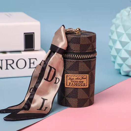 Multifunctional Bag Charms | BC002 | Triangular Brown