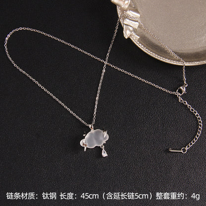 Necklace | SN101 | Lightening Cloud | Silver