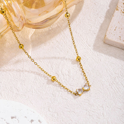 Necklace | SN247 | Stone Bow